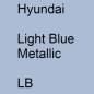 Preview: Hyundai, Light Blue Metallic, LB.